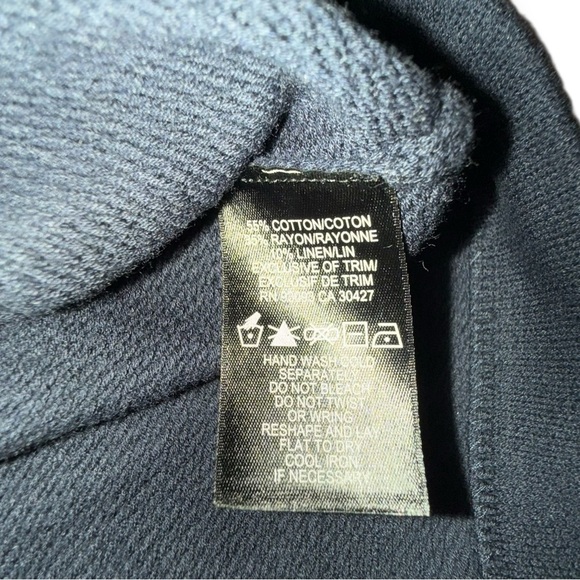 NWT NIC + ZOE Lace Up Hoodie - Navy / White XXL - Picture 6 of 16